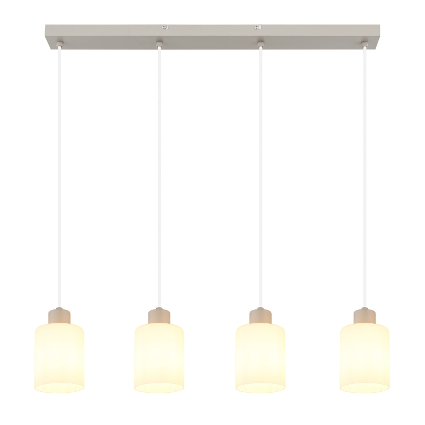 Globo - Takpendel med sladd 4xE27/40W/230V