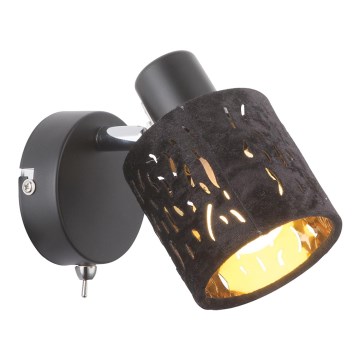 Globo 54121-1 - Väggspotlight TROY 1xE14/8W/230V