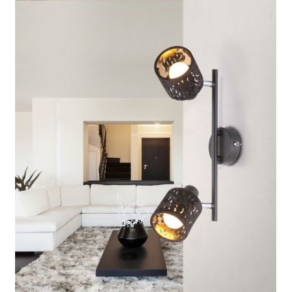 Globo 54121-2 - Spotlight TROY 2xE14/8W/230V