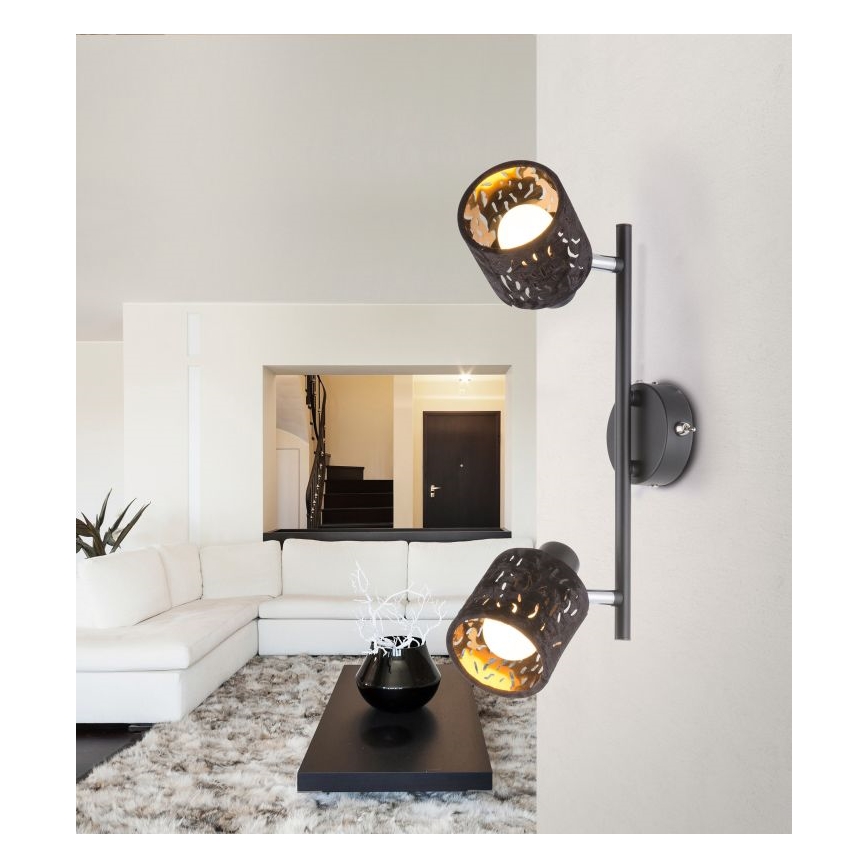 Globo 54121-2 - Spotlight TROY 2xE14/8W/230V