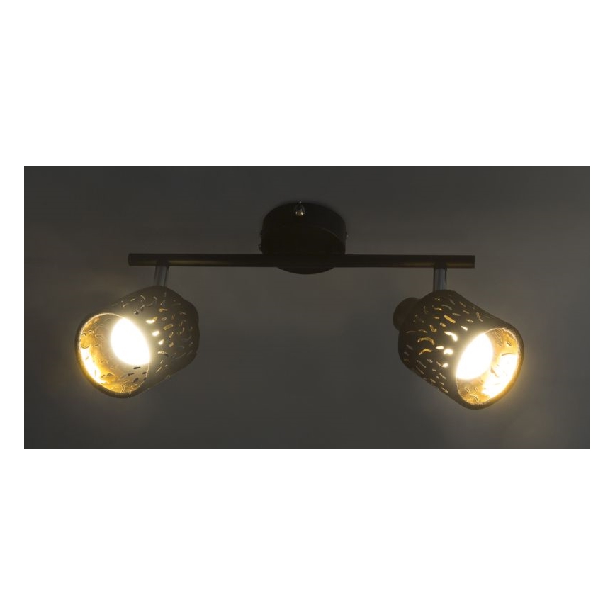 Globo 54121-2 - Spotlight TROY 2xE14/8W/230V