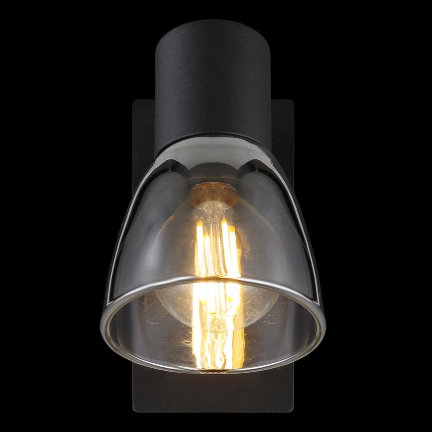 Globo - Väggspotlight 1xE14/40W/230V svart