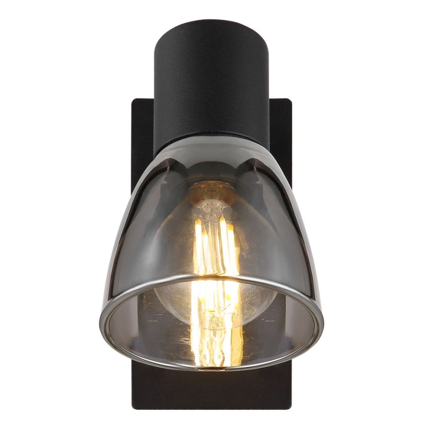 Globo - Väggspotlight 1xE14/40W/230V svart
