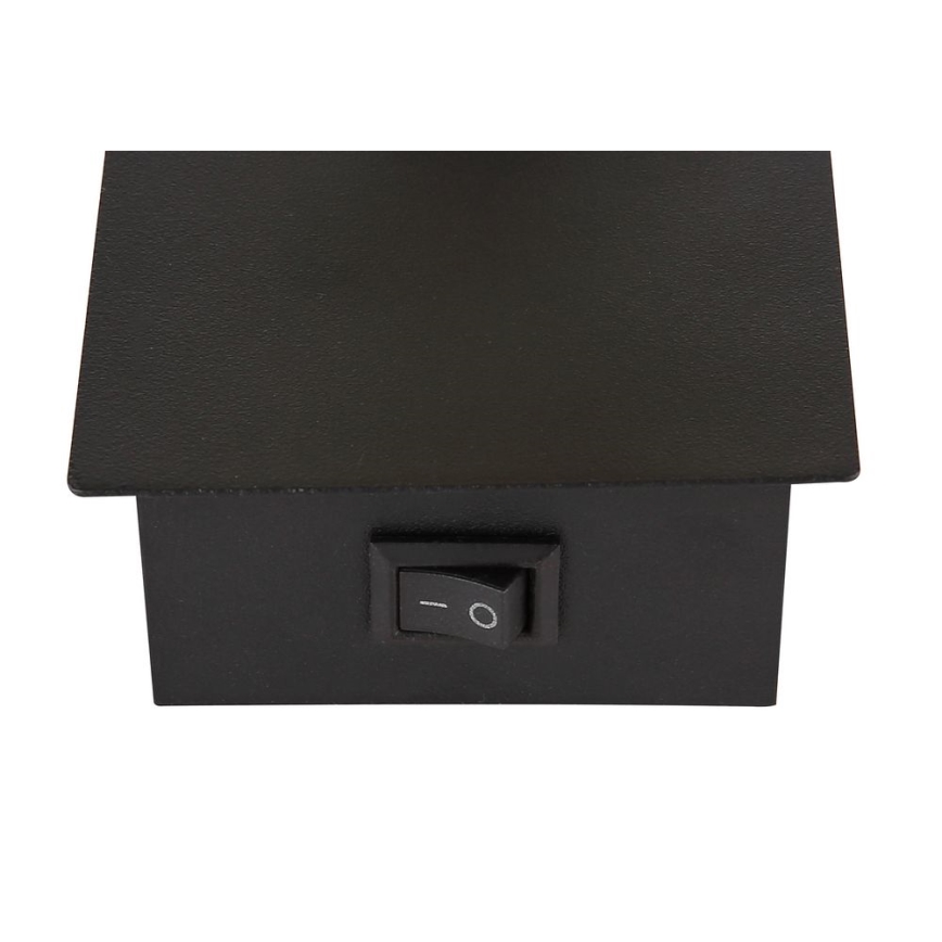 Globo - Väggspotlight 1xE14/40W/230V svart