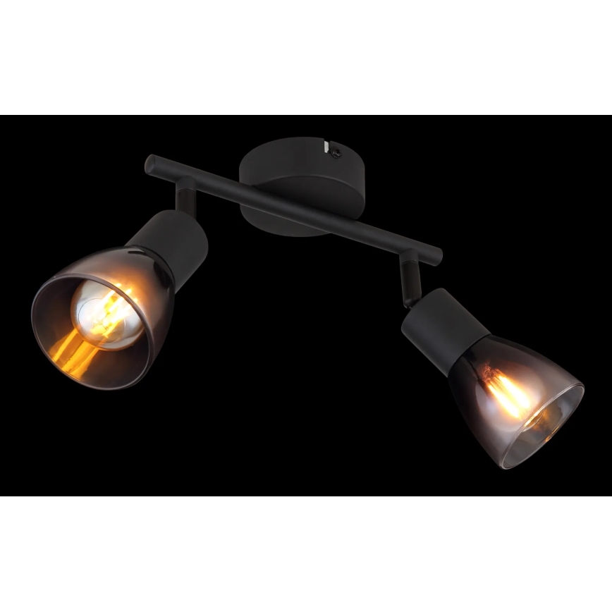 Globo - Spotlight 2xE14/25W/230V svart