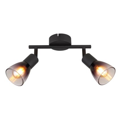 Globo - Spotlight 2xE14/25W/230V svart