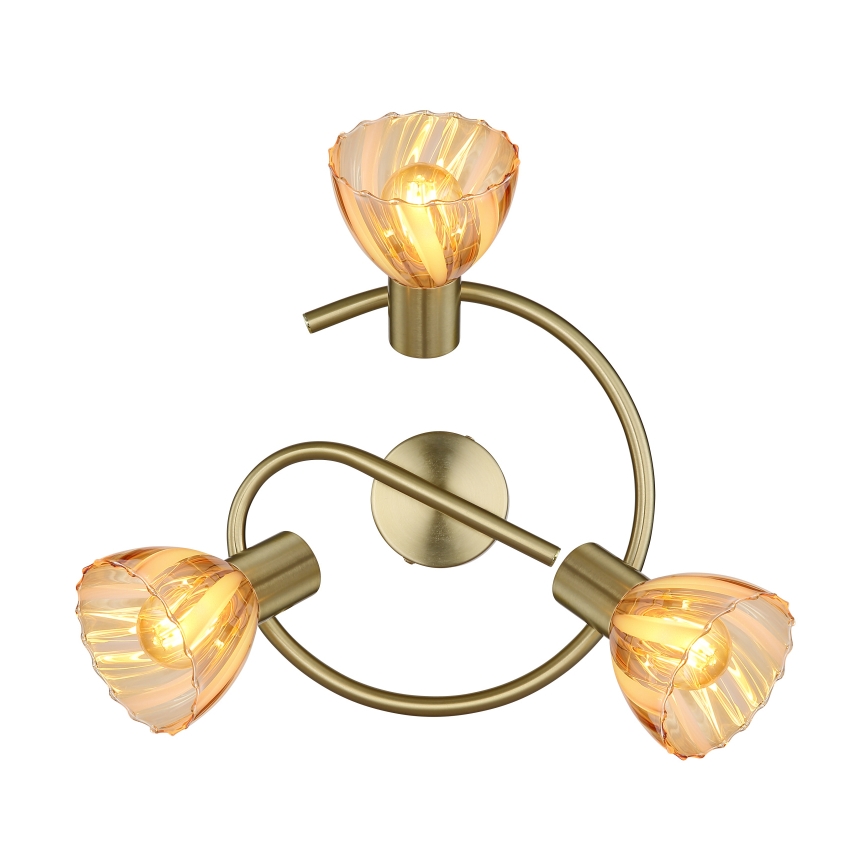 Globo - Spotlight 3xE14/40W/230V guld