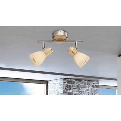 Globo - Spotlight 2xE14/40W/230V ask