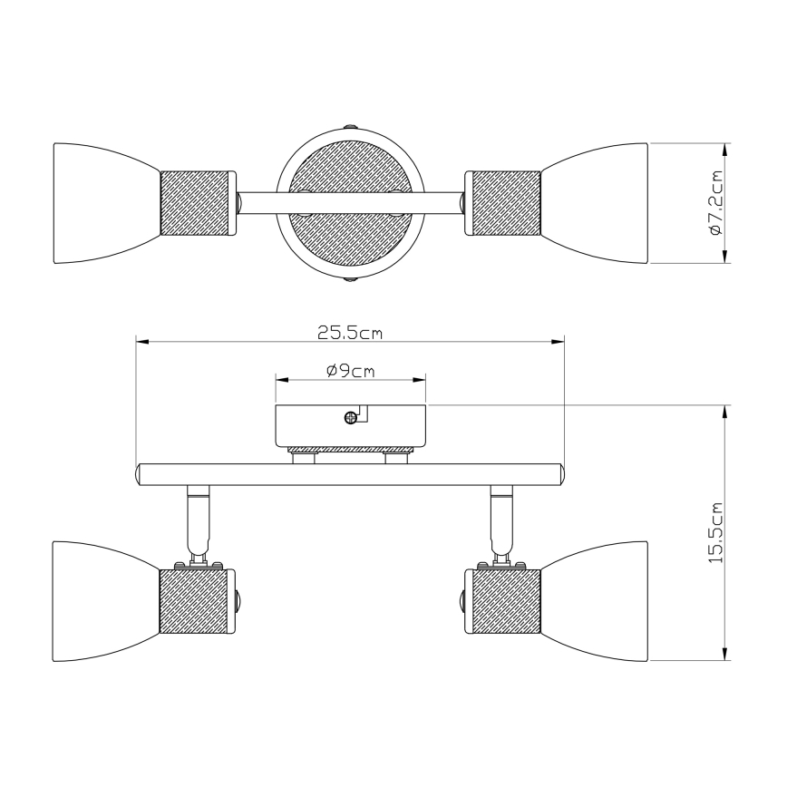 Globo - Spotlight 2xE14/40W/230V ask