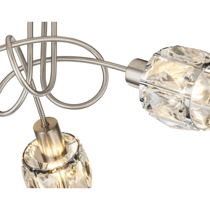 Globo 54356-3 - Ljuskrona KRIS 3xE14/40W/230V