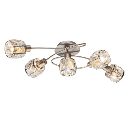 Globo - Fäst ljuskrona 5xE14/40W/230V