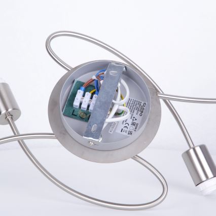 Globo - Fäst ljuskrona 5xE14/40W/230V