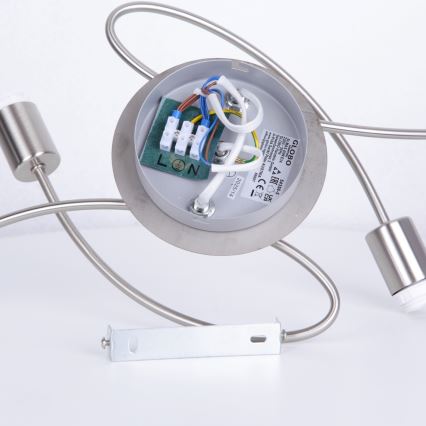 Globo - Fäst ljuskrona 5xE14/40W/230V