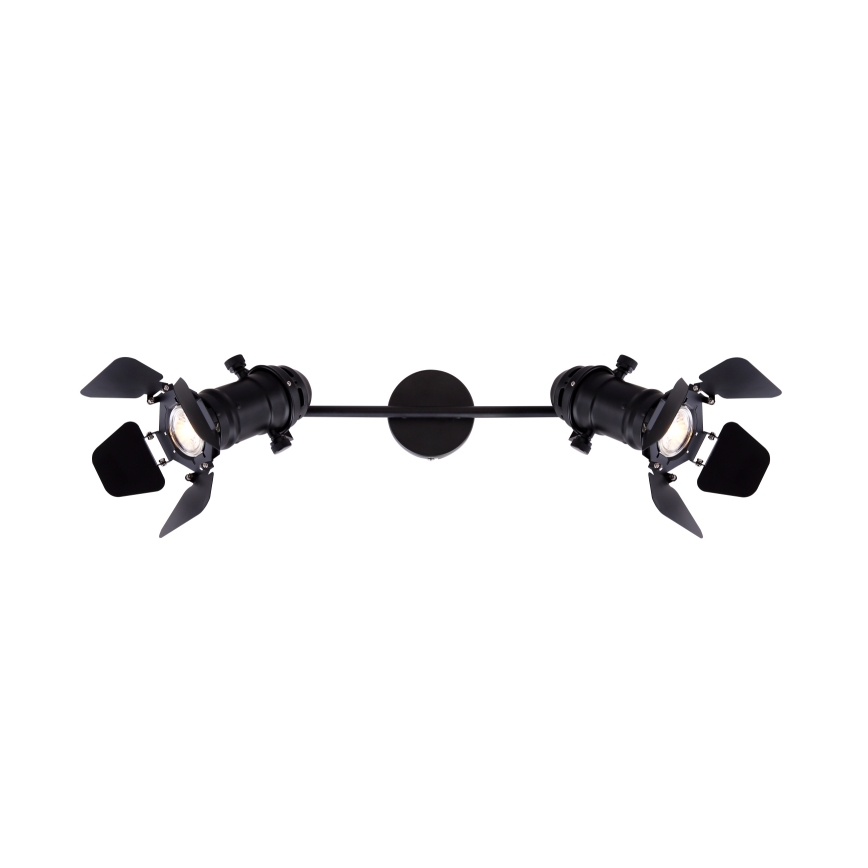 Globo - Riktbar spotlampa 2xGU10/50W/230V