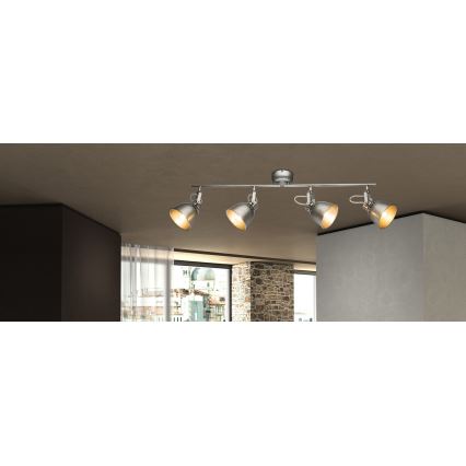 Globo 54651-4 - Spotlight HERNAN 4xE14/40W/230V