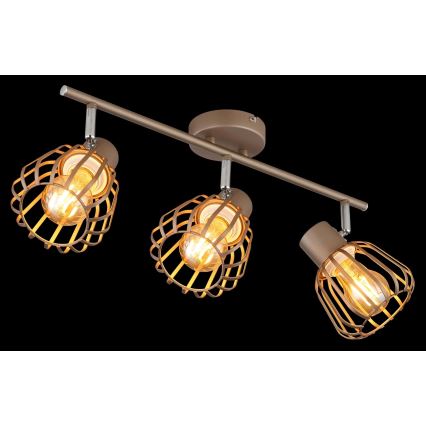 Globo - Spottlampa 3xE27/40W/230V