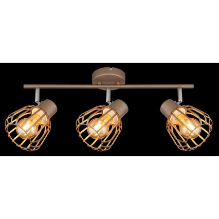 Globo - Spottlampa 3xE27/40W/230V