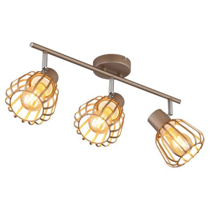 Globo - Spottlampa 3xE27/40W/230V