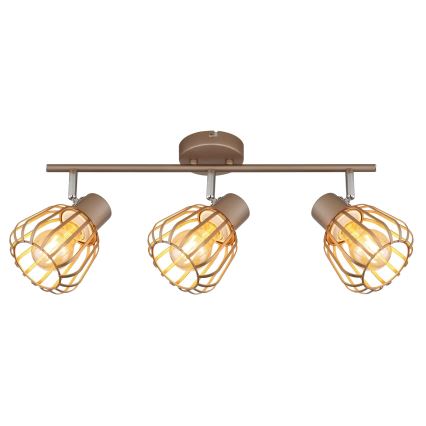 Globo - Spottlampa 3xE27/40W/230V