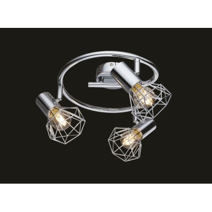 Globo 54802-3 - Spotlight XARA I 3xE14/40W/230V