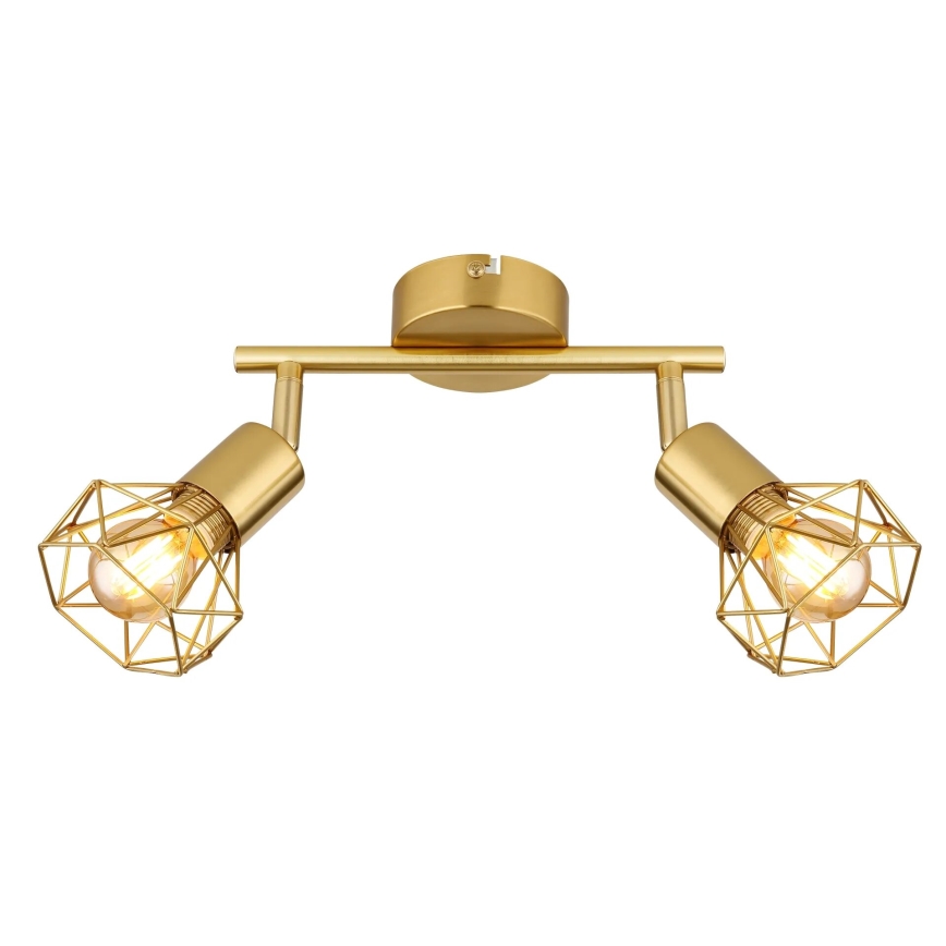 Globo - Spotlight 2xE14/40W/230V guld