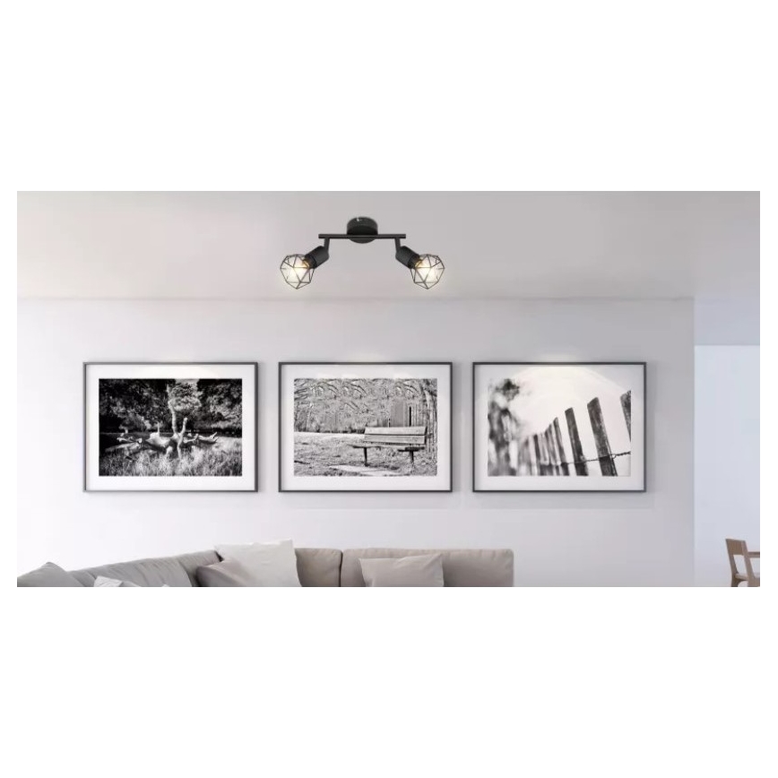 Globo 54802S-2 - Spotlight XARA 2xE14/40W/230V