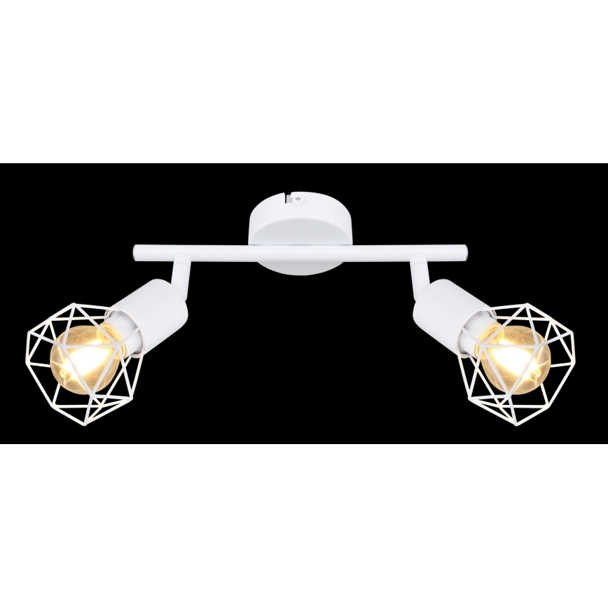 Globo 54802W-2 - Spotlight XARA 2xE14/40W/230V