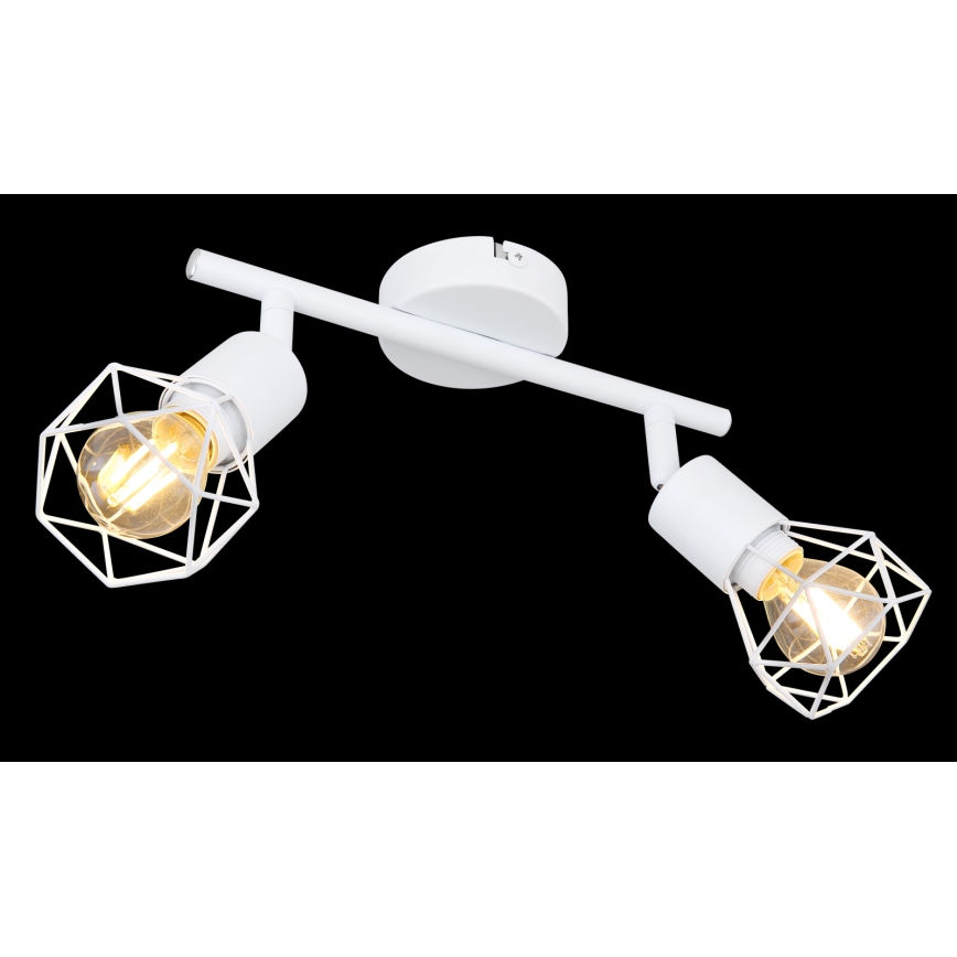 Globo 54802W-2 - Spotlight XARA 2xE14/40W/230V