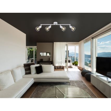 Globo 54802W-4 - Spotlight XARA 4xE14/40W/230V