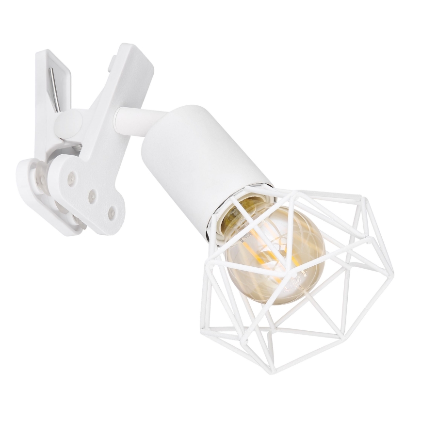 Globo - Vägglampa med klämma 1xE14/40W/230V vit