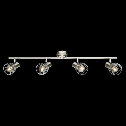 Globo - Spotlampa 4xE14/40W/230V matt krom