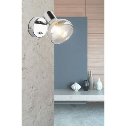 Globo 54921-1 - Väggspotlight LOTHAR 1xE14/40W/230V