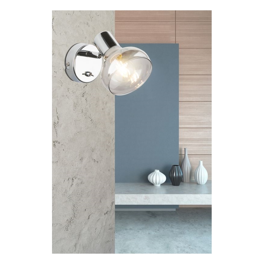 Globo 54921-1 - Väggspotlight LOTHAR 1xE14/40W/230V