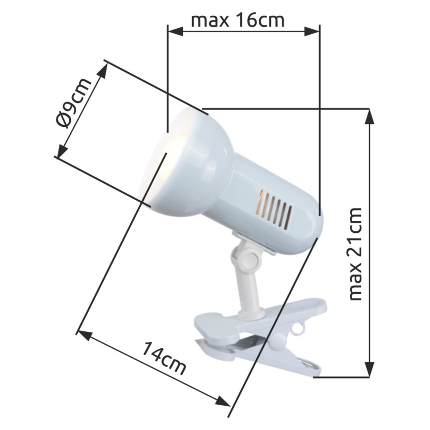 Globo 5496 - Bordslampa BASIC 1xE27/40W