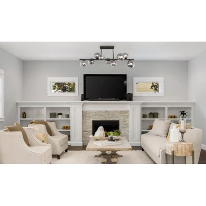 Globo - LED Taklampa med stång 9xG9/3W/230V