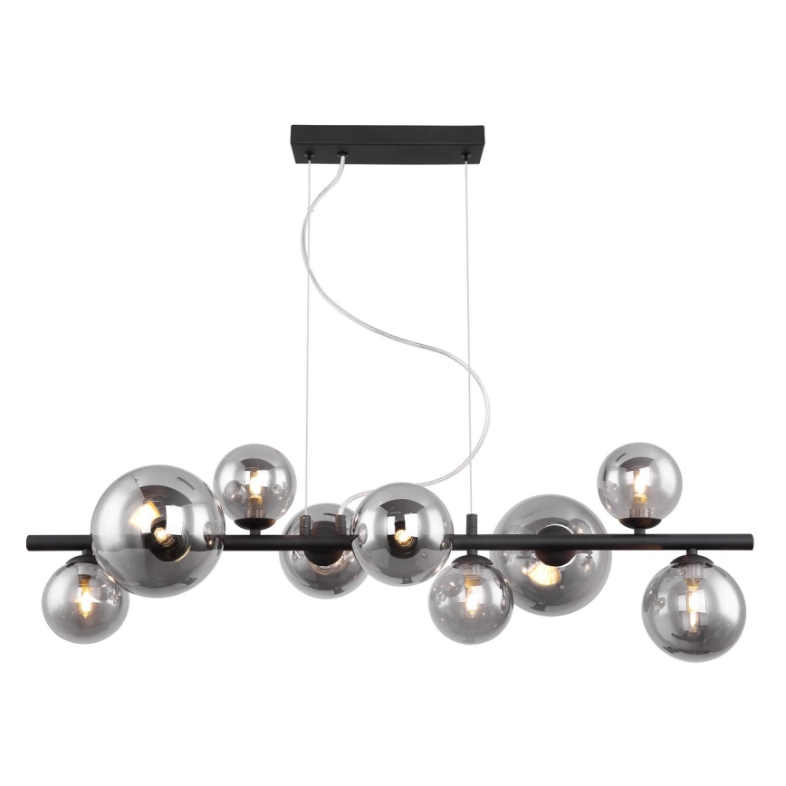 Globo 56133-9H - LED Ljuskrona med snöre RIHA 9xG9/3W/230V
