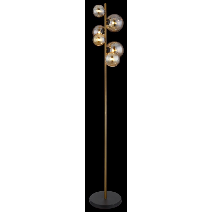 Globo - LED Golvlampa 6xG9/3W/230V mässing