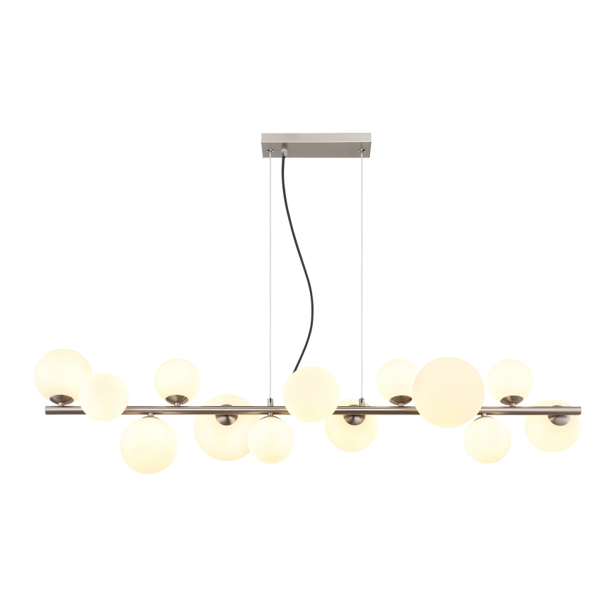 Globo - LED golvlampa 13xG9/3,5W/230V vit