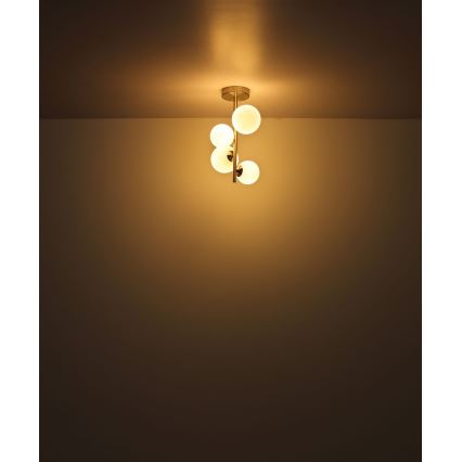 Globo - LED pendelljuskrona 4xG9/3W/230V matt krom