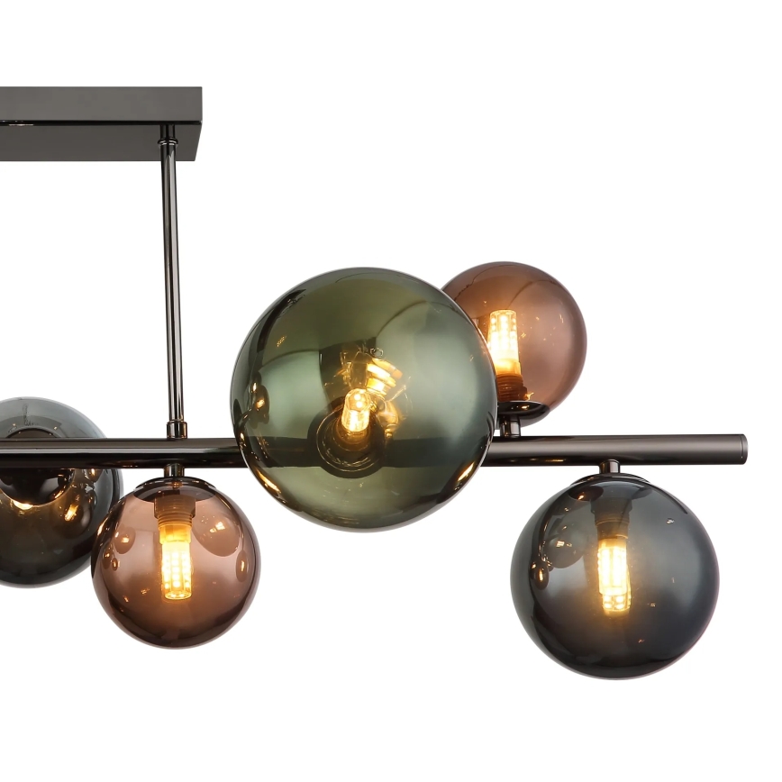 Globo - LED-ljuskrona på stång 9xG9/3W/230V