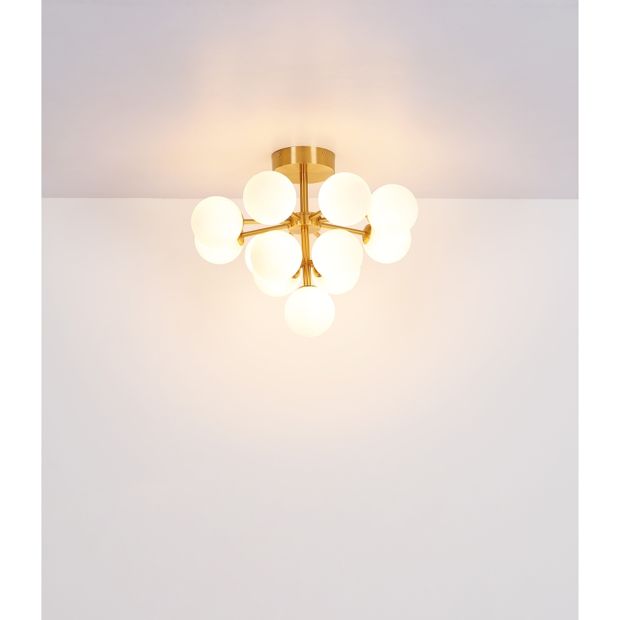 Globo - Ytmonterad ljuskrona 13xG9/5W/230V diameter 56 cm svart