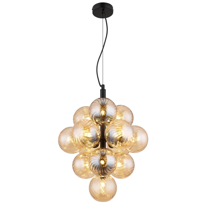 Globo - Hängande ljuskrona på vajer 13xG9/4W/230V
