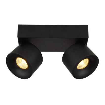 Globo - LED spotlight 2xLED/6W/230V svart
