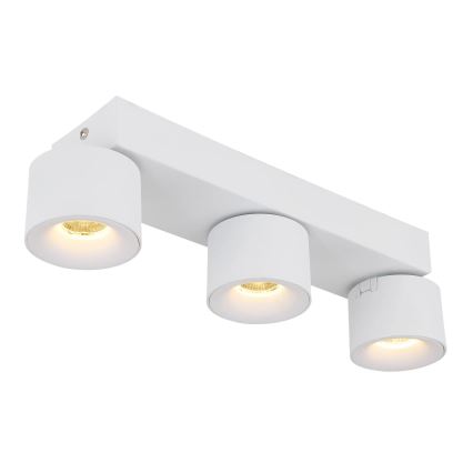 Globo - LED spotlight 3xLED/6W/230V vit