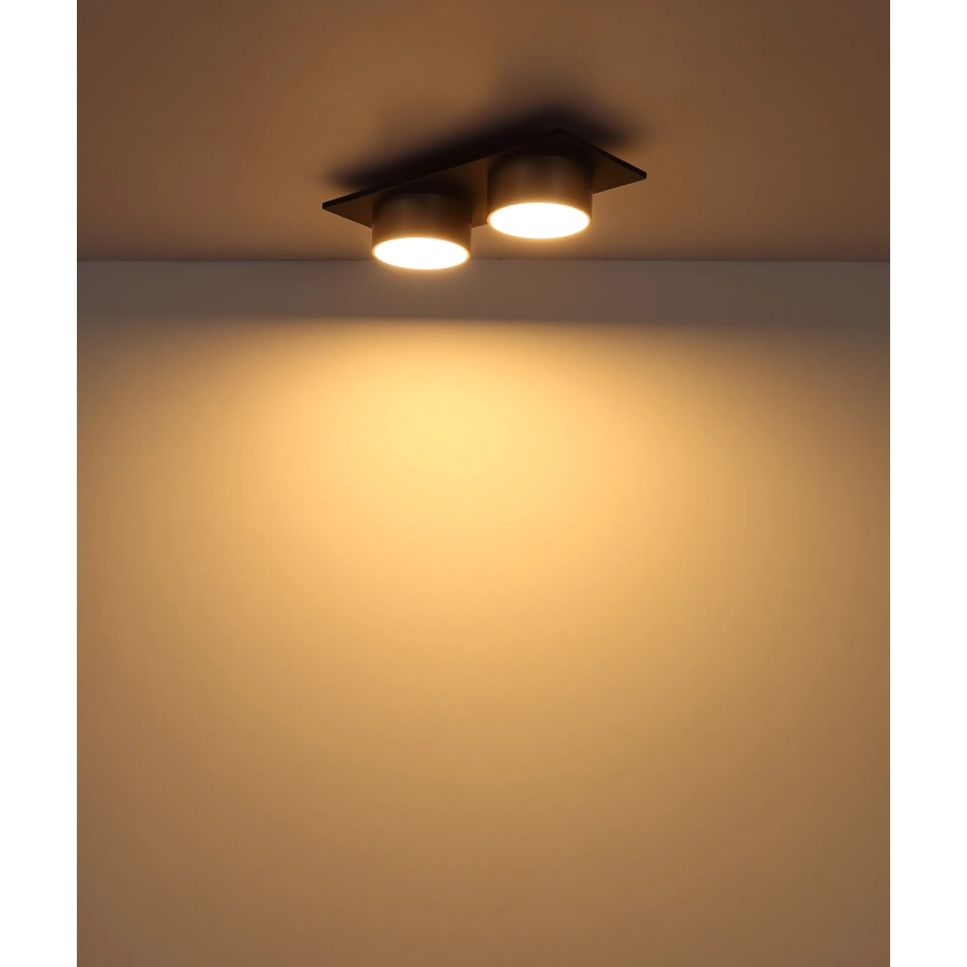Globo - LED taklampa LED/24W/230V 3000K 46x20 cm mässing