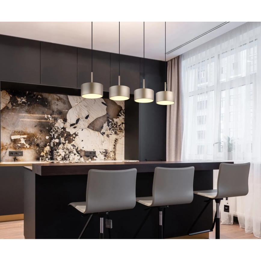 Globo - LED-pendellampa med vajer LED/40W/230V 3000K mässing