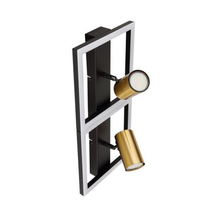 Globo - LED taklampa 2xGU10/5W/230V + LED/22W/230V