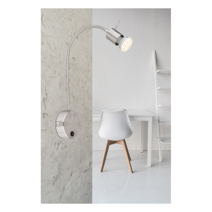 Globo - Flexibel bordslampa 1xGU10/35W/230V