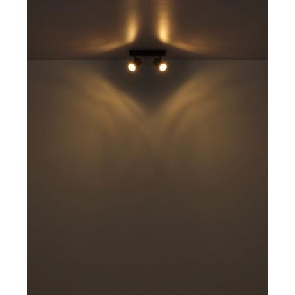 Globo - Spotlight 2xGU10/25W/230V vit/matt krom