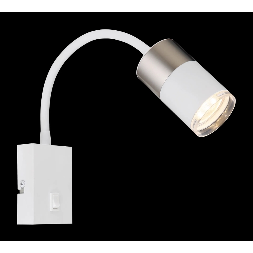 Globo - Väggspotlight 1xGU10/25W/230V vit/matt krom